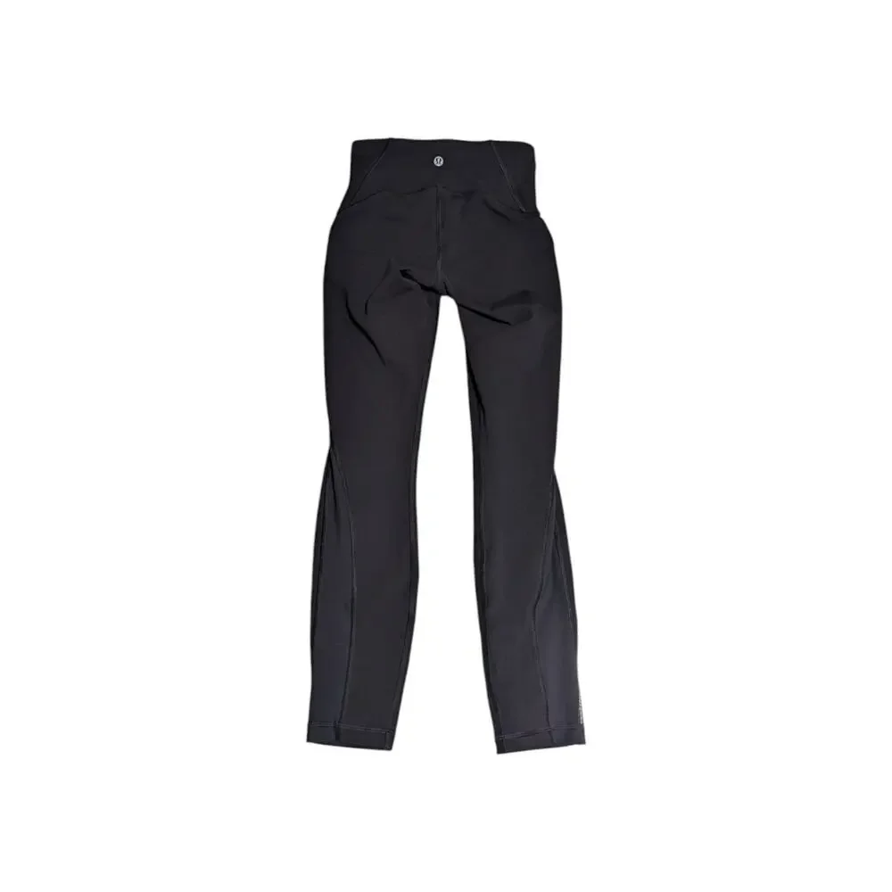 Lululemon Train Times 7/8 Pants 25in Leggings Black Womens 2 Sportswear Workout